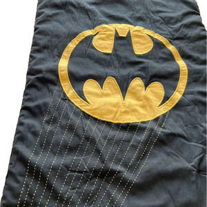 Pottery Barn Kids DC Comics Batman Superhero Sleeping Bag 24"x 53" Youth Black